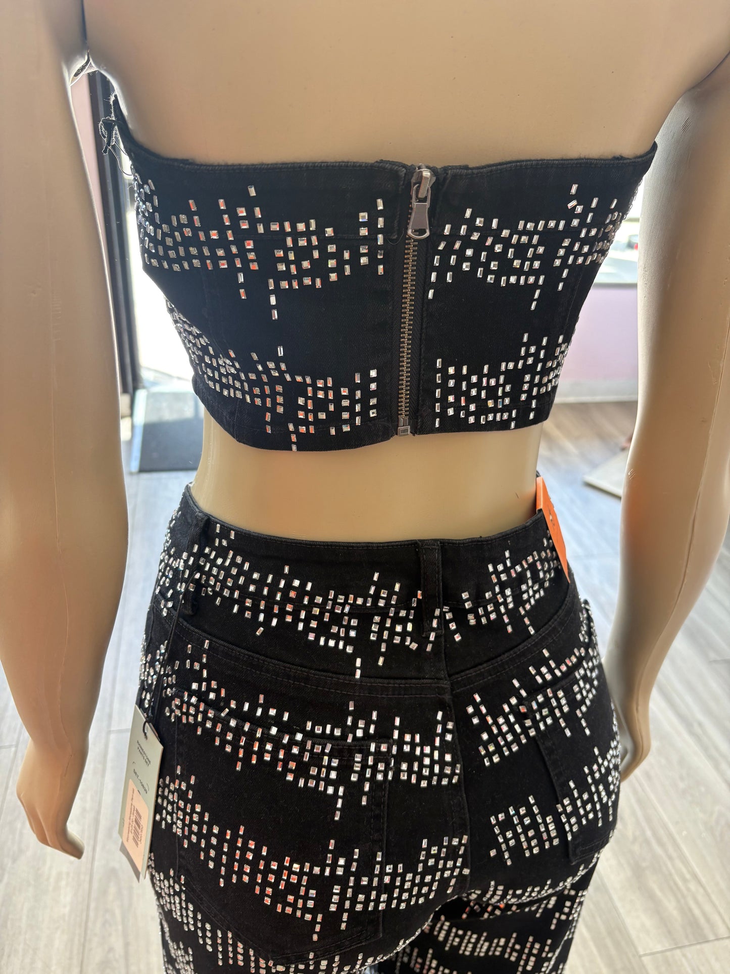 Moonwalking Rhinestone Pant set