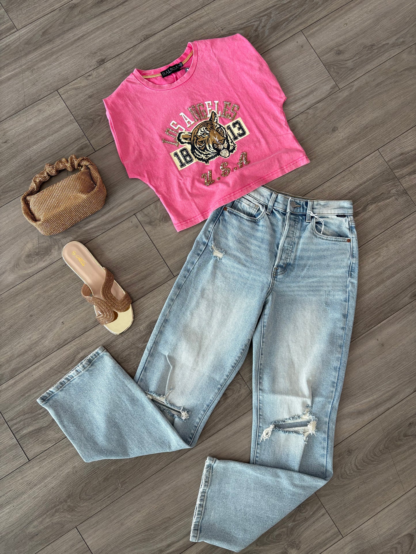Los Angeles 1813 Cap Sleeve top