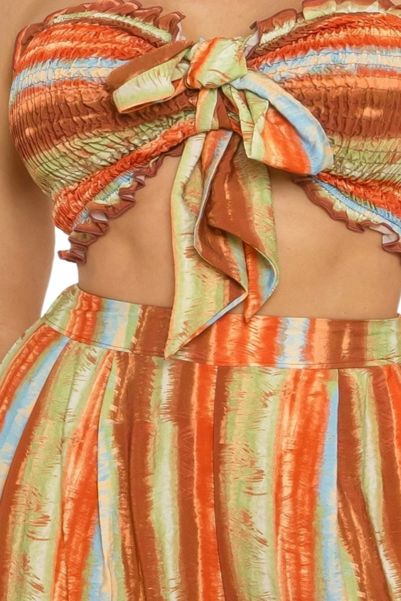 Bali Print Pant Set