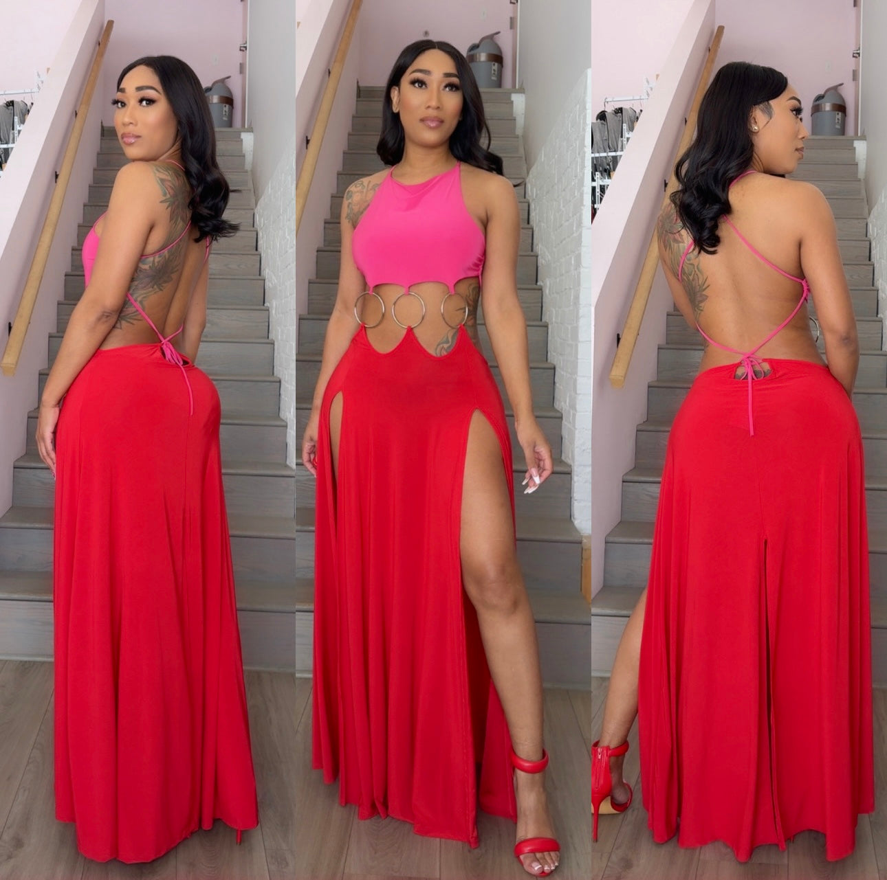 Queen rings Maxi dress