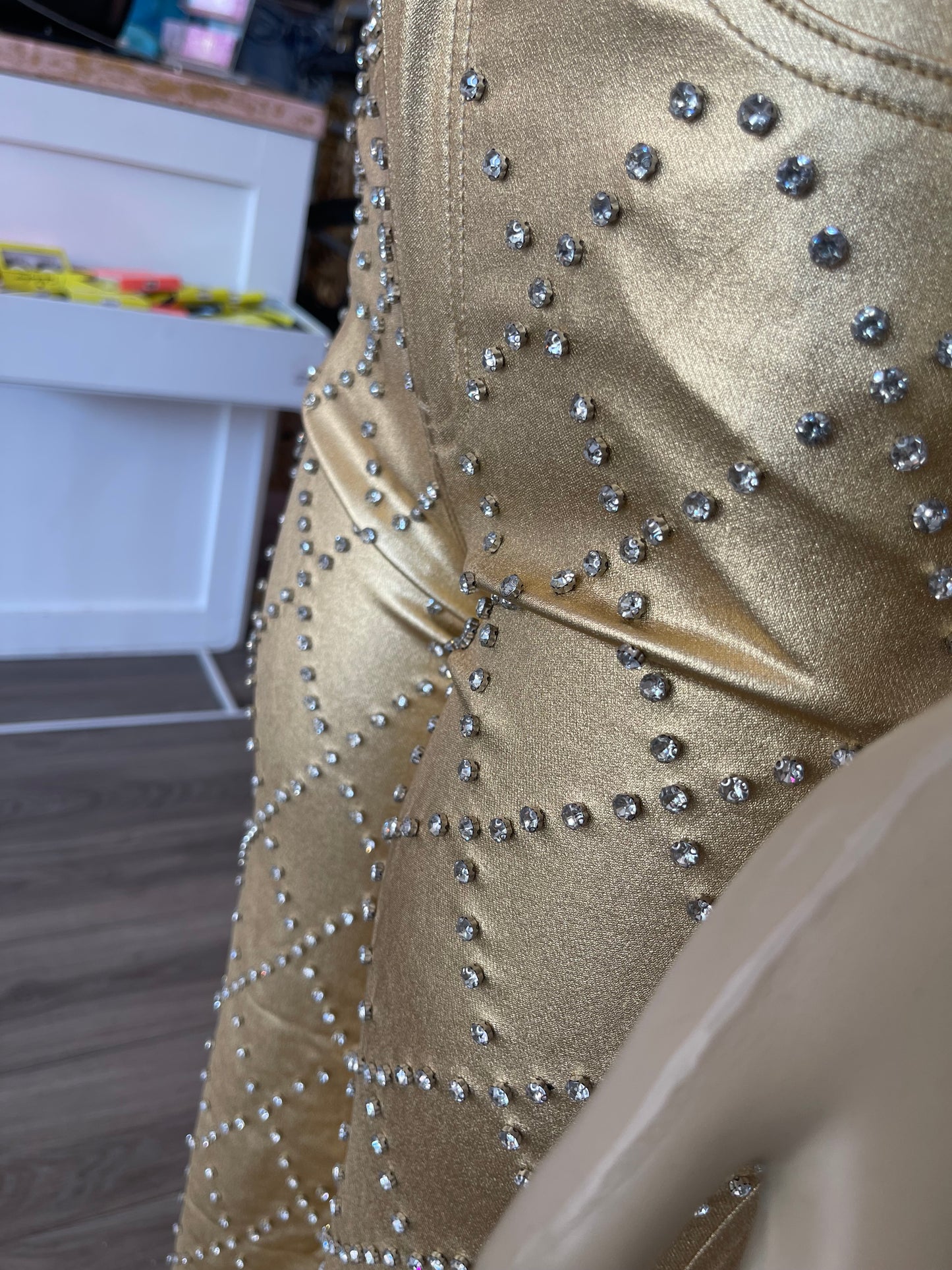 Gold Member wide leg pants