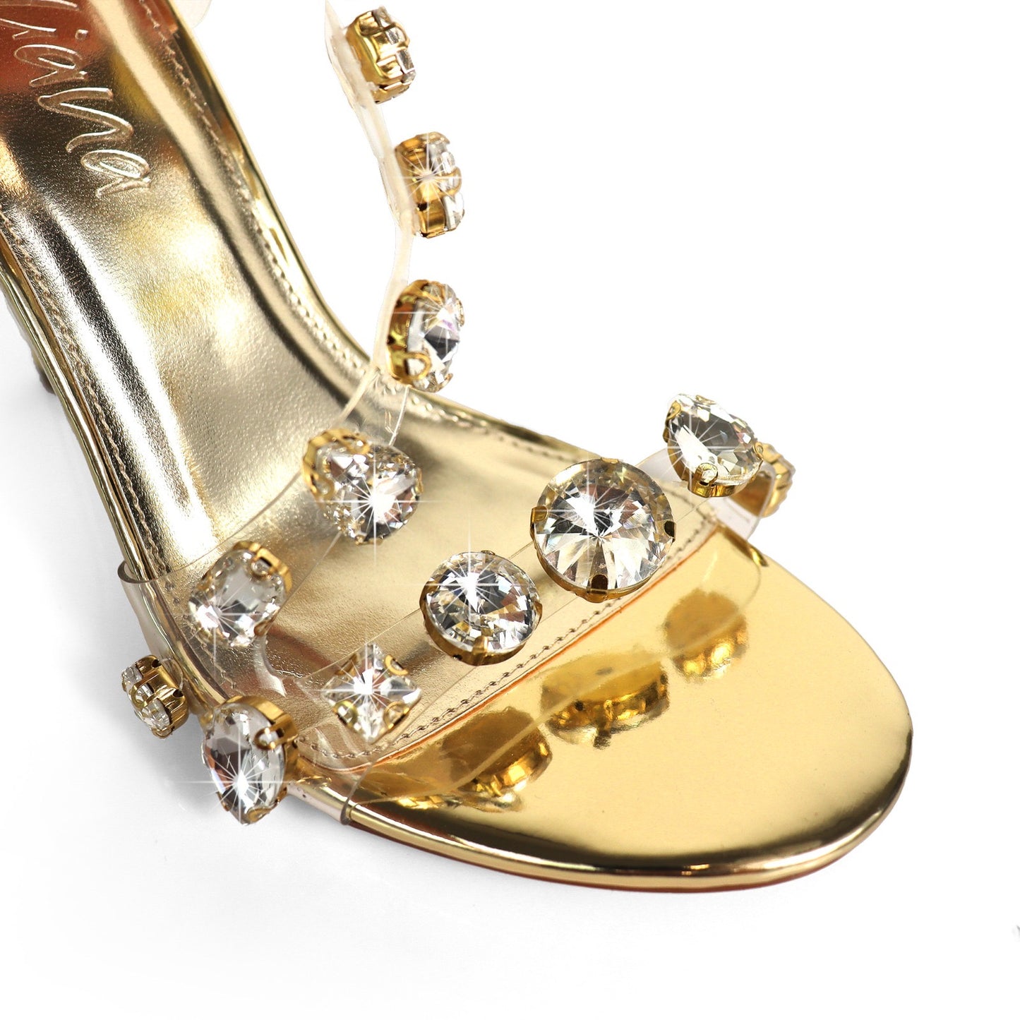 Nikia Heels Gold