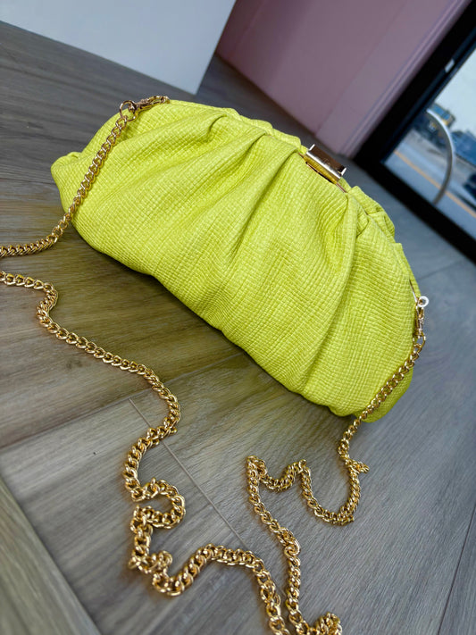 Luxe Handbag Lime