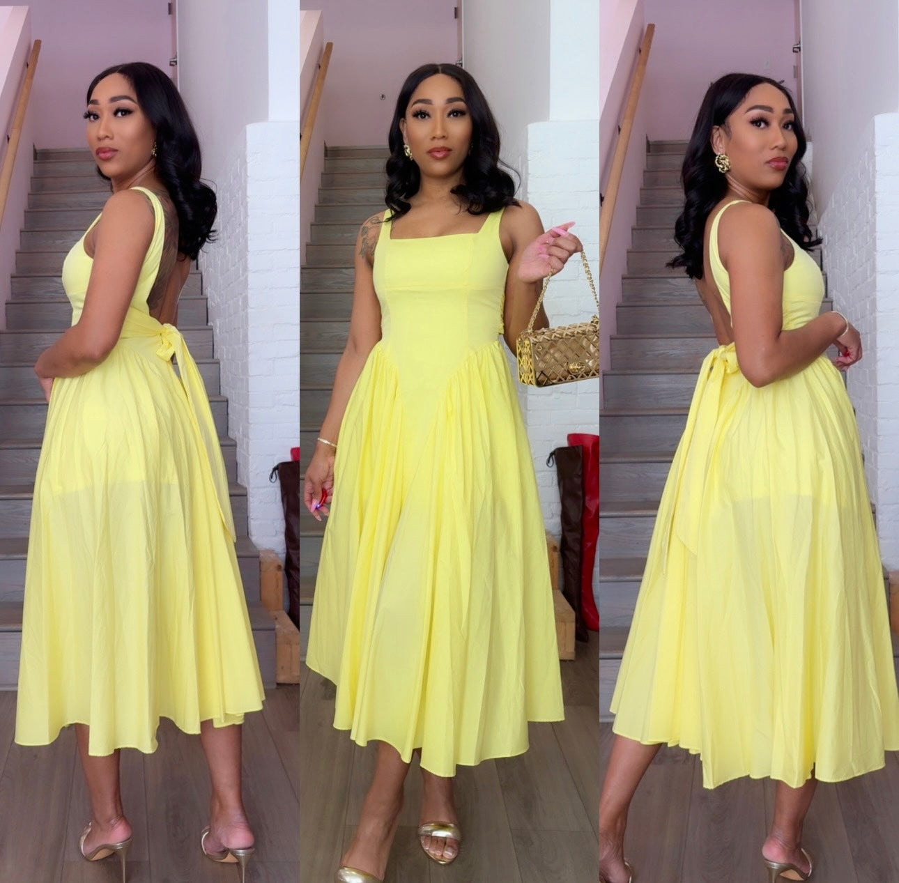 Daffodil Poplin Dress