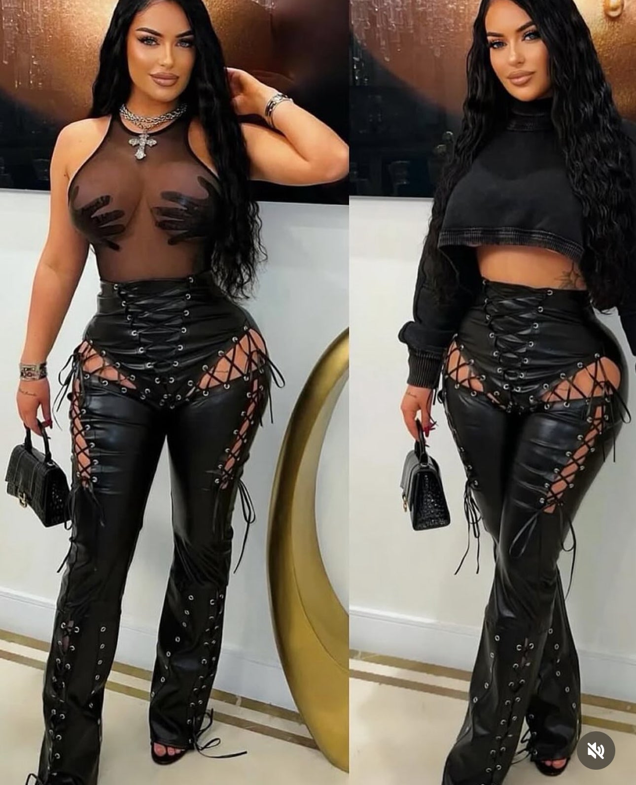 Ciara Inspired PU Pants