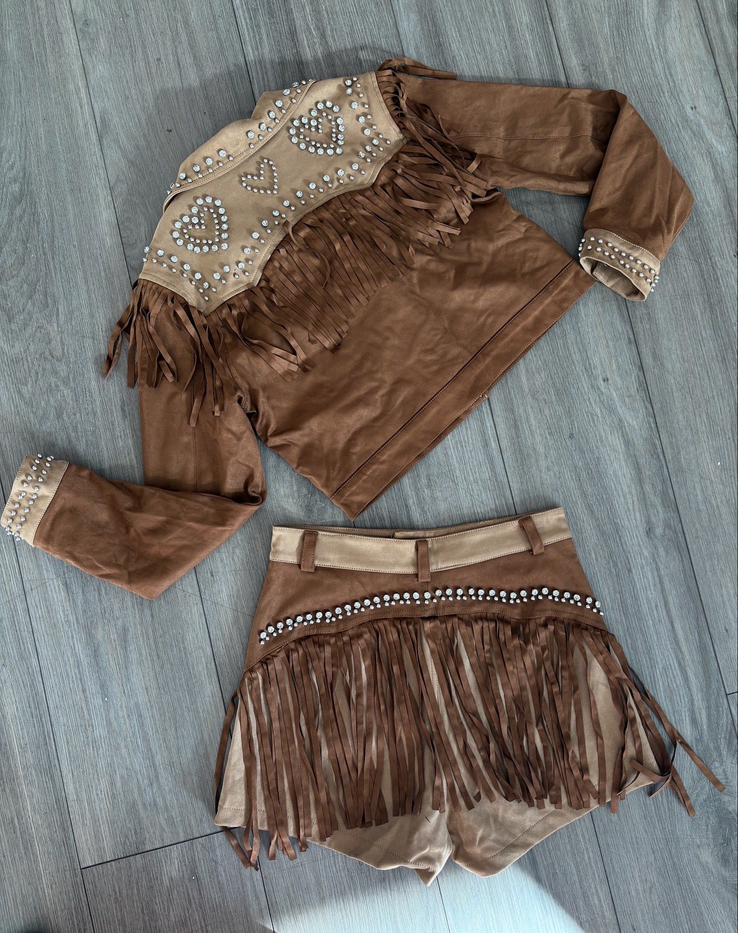 Rhinestone Cowgirl Short set