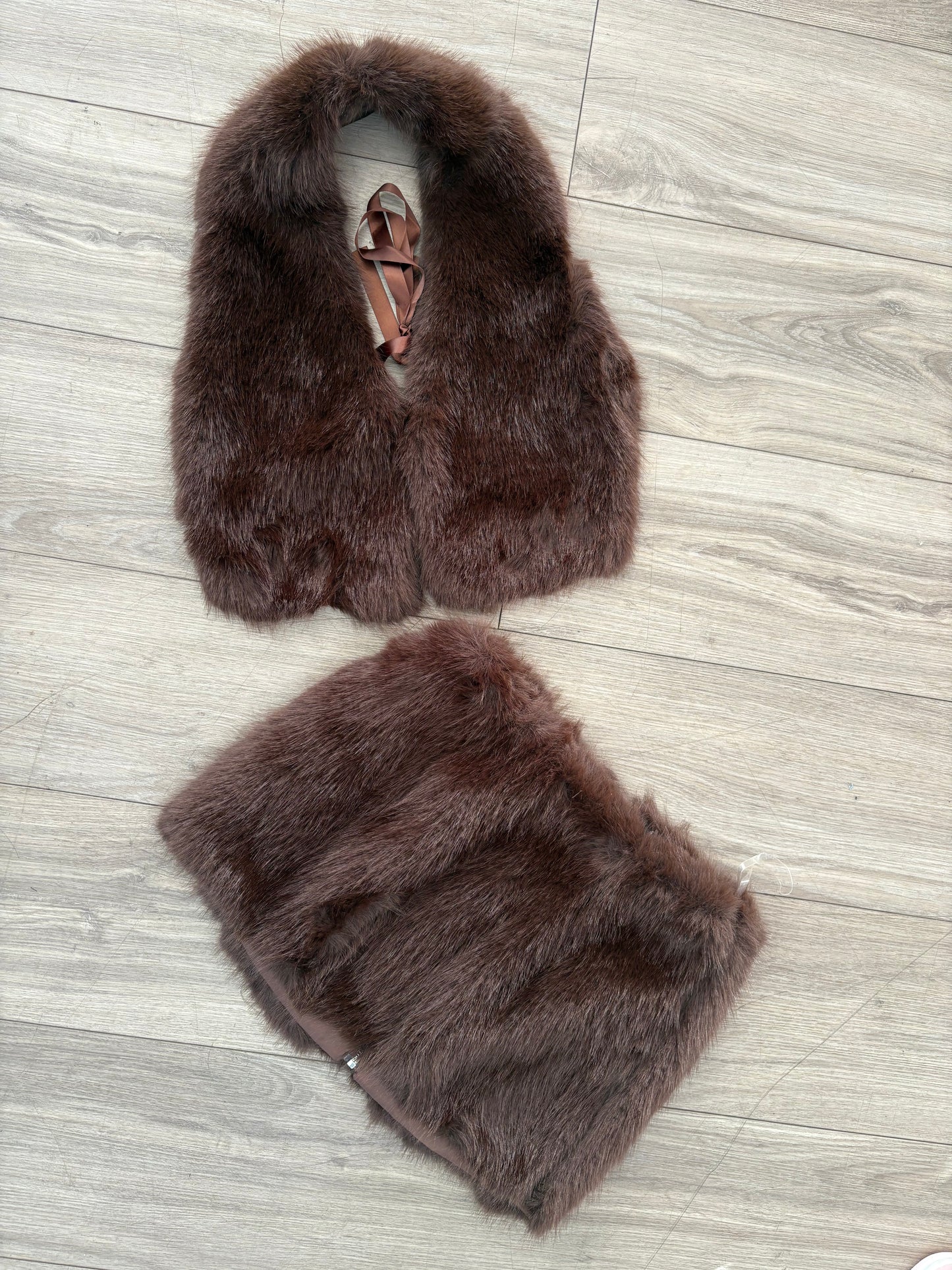 Fur Bae skirt set