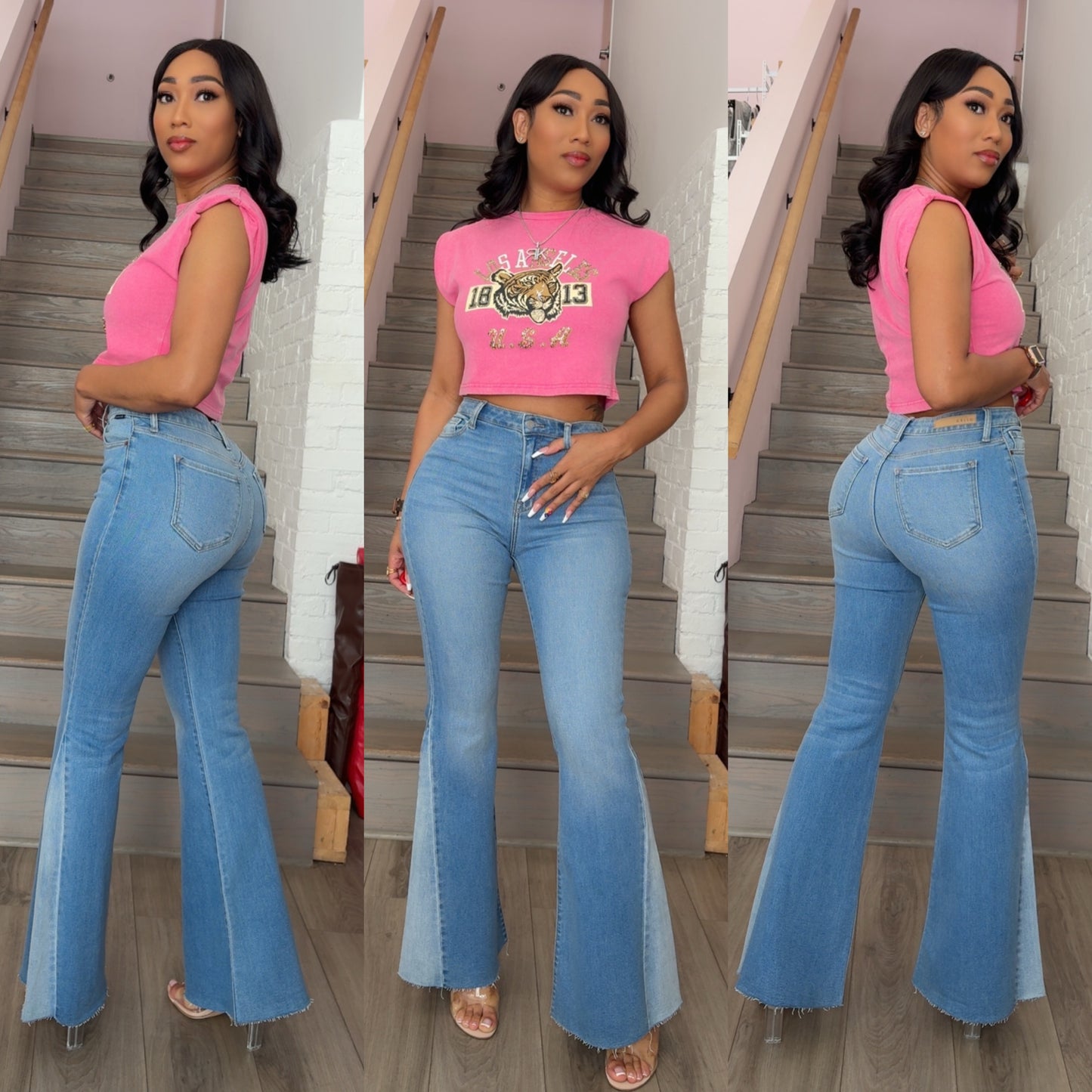 High Rise Super Flare Jeans