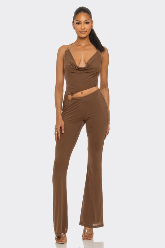 Chestnut Cut out Jumper