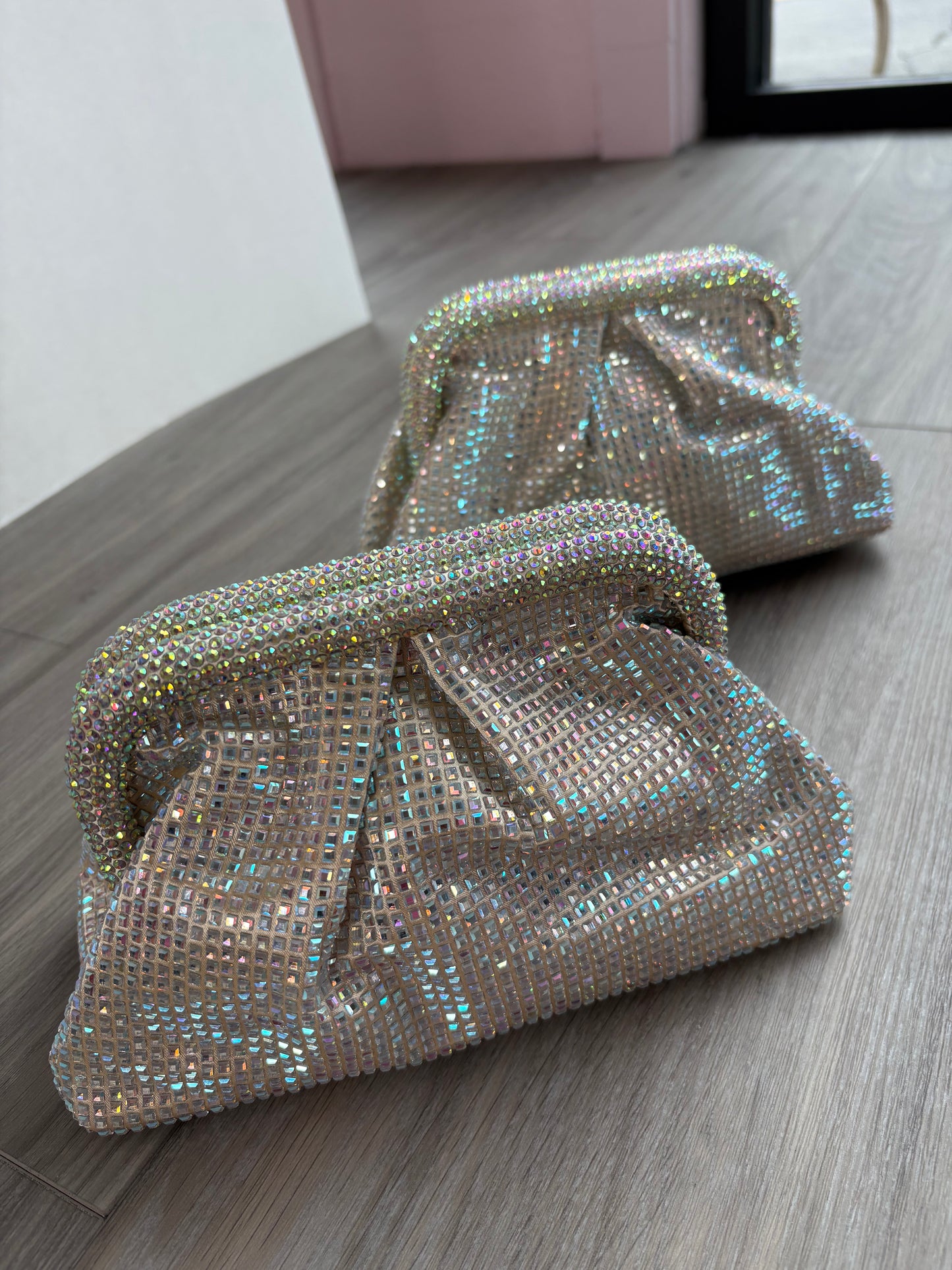 Crystal Iridescent Clutch