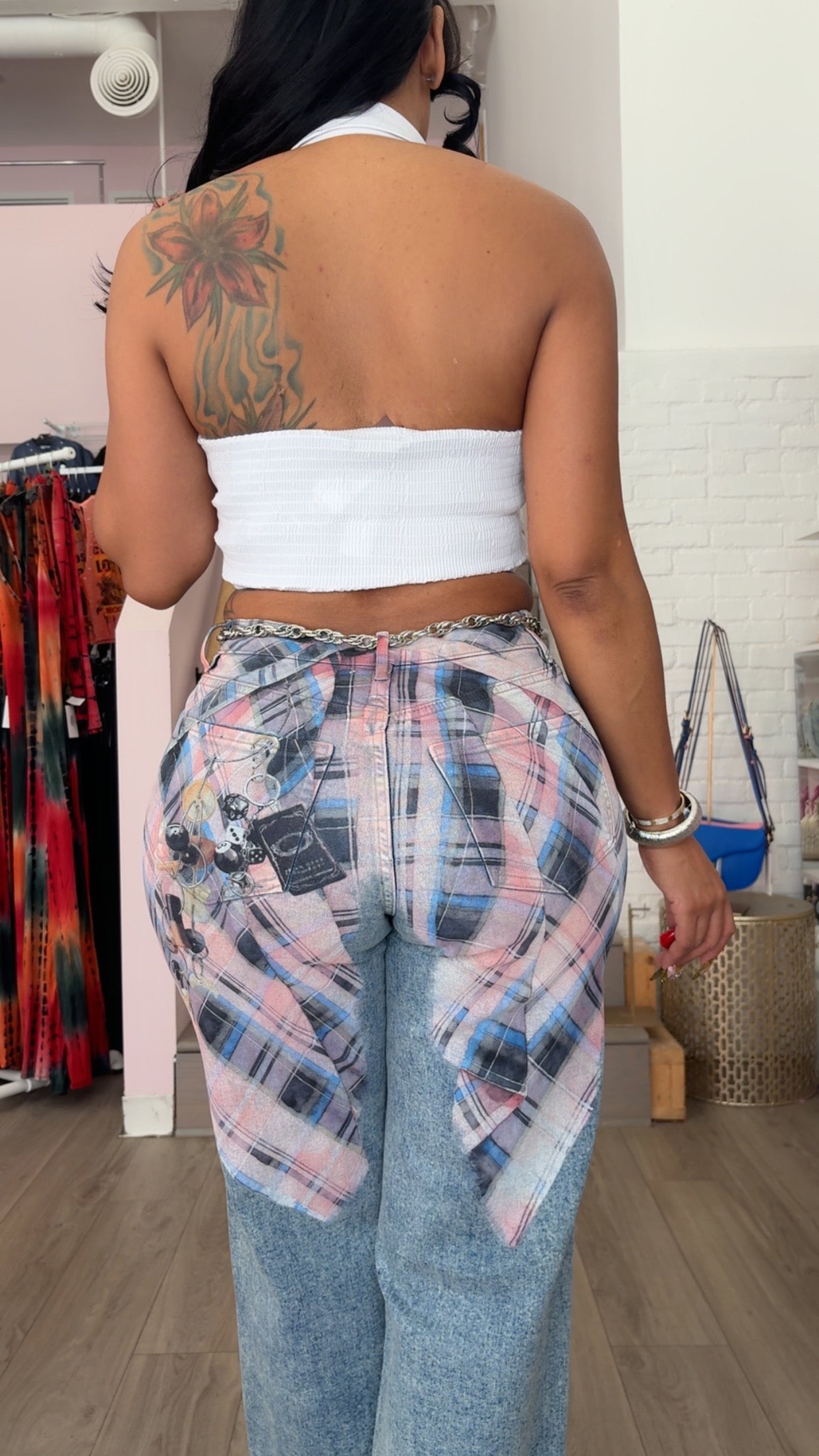 Sleeveless Button Up Top