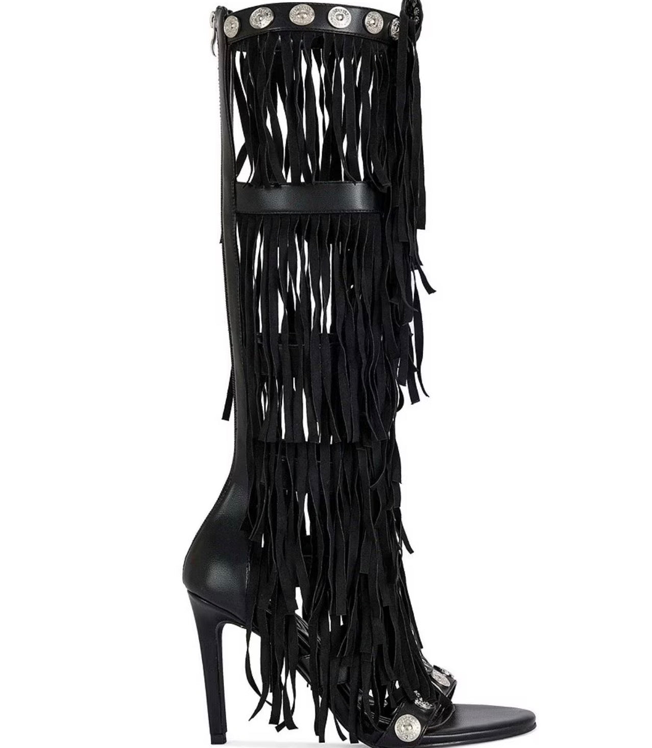 Sameya Fringe heels
