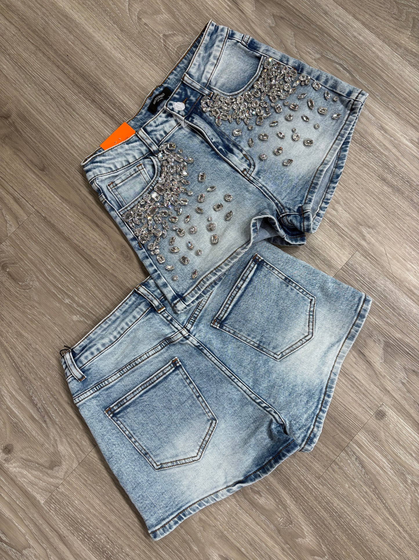 Big Diamond Denim Shorts
