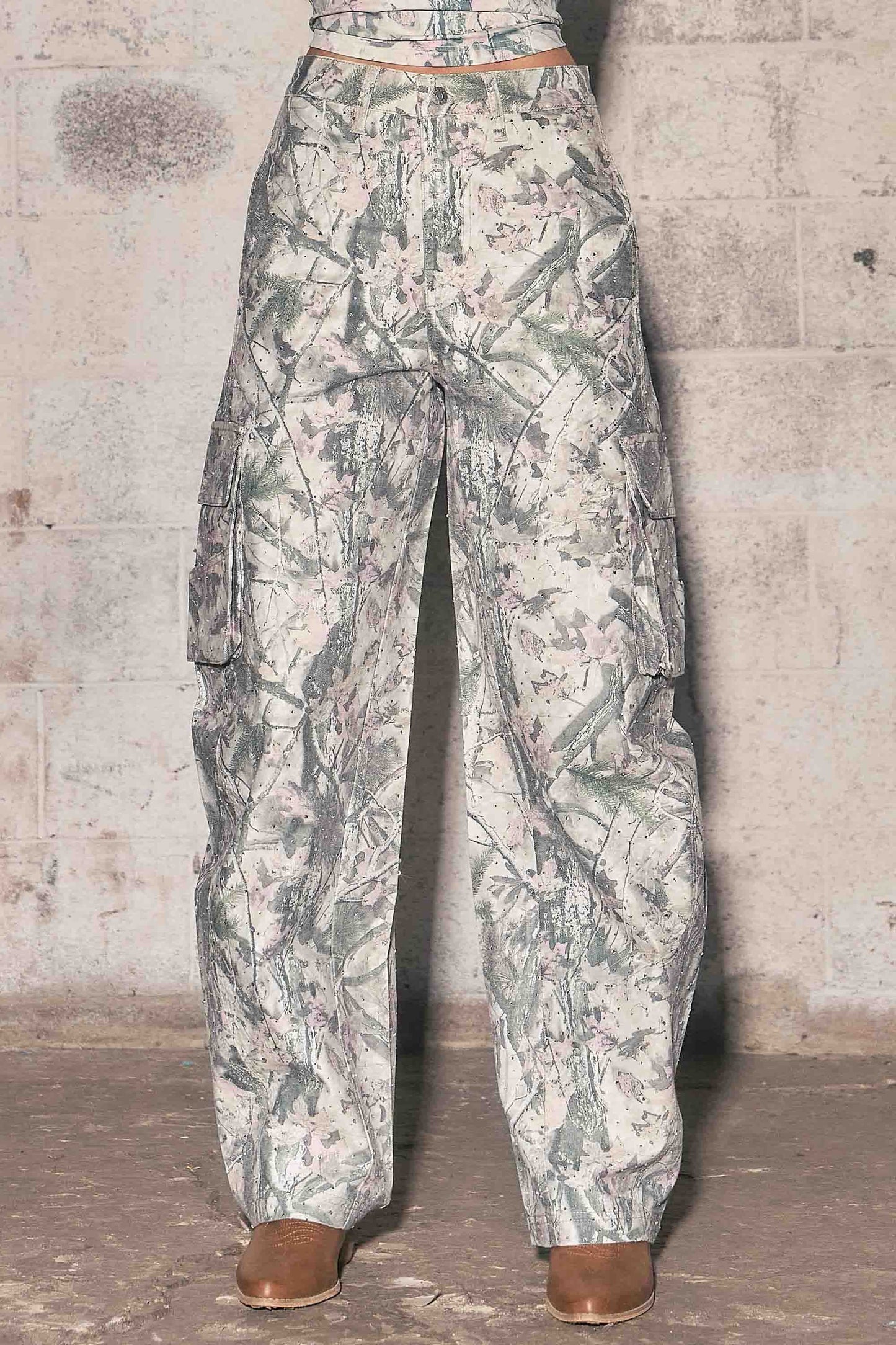 Pink Wood Camo Pants