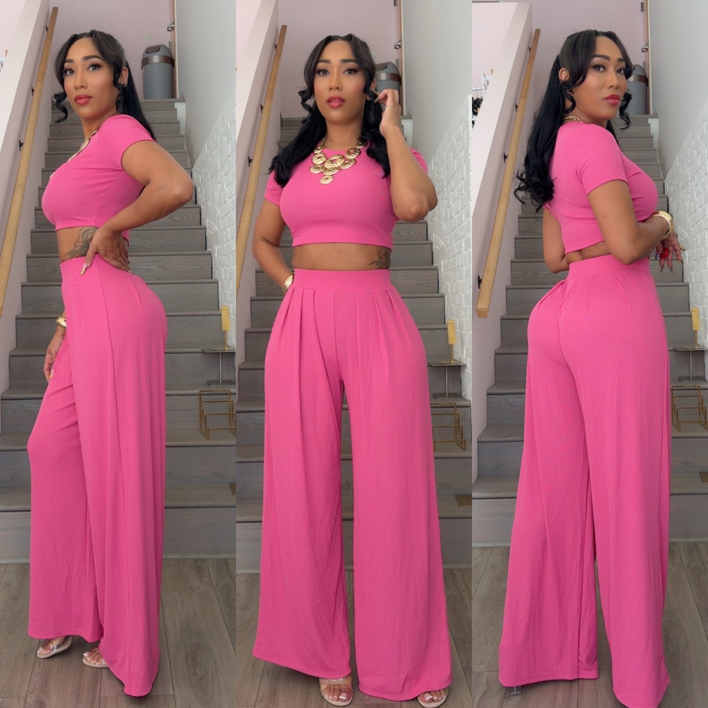 Palazzo pant set