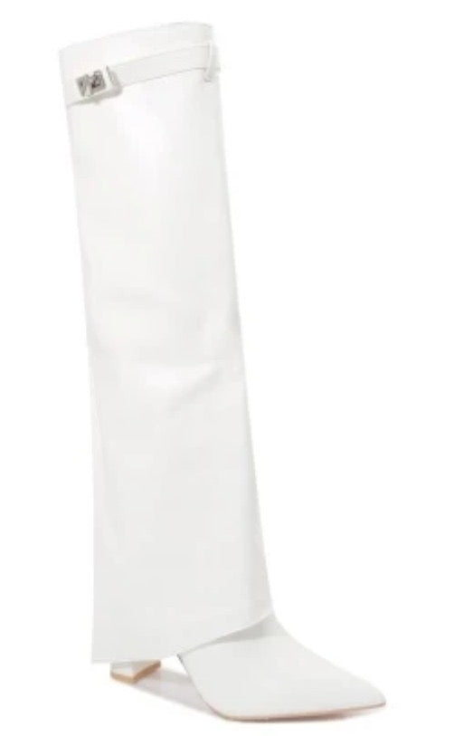 Paislee Boot White