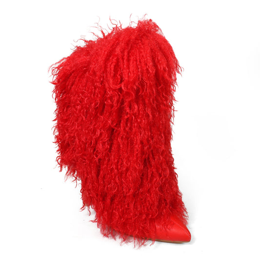 Fancy-3 Boot Red