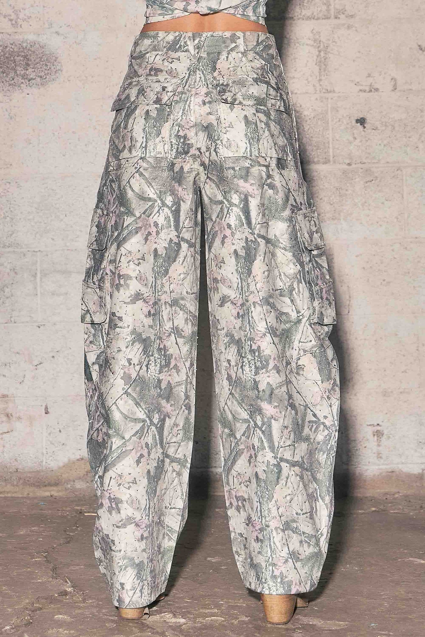 Pink Wood Camo Pants