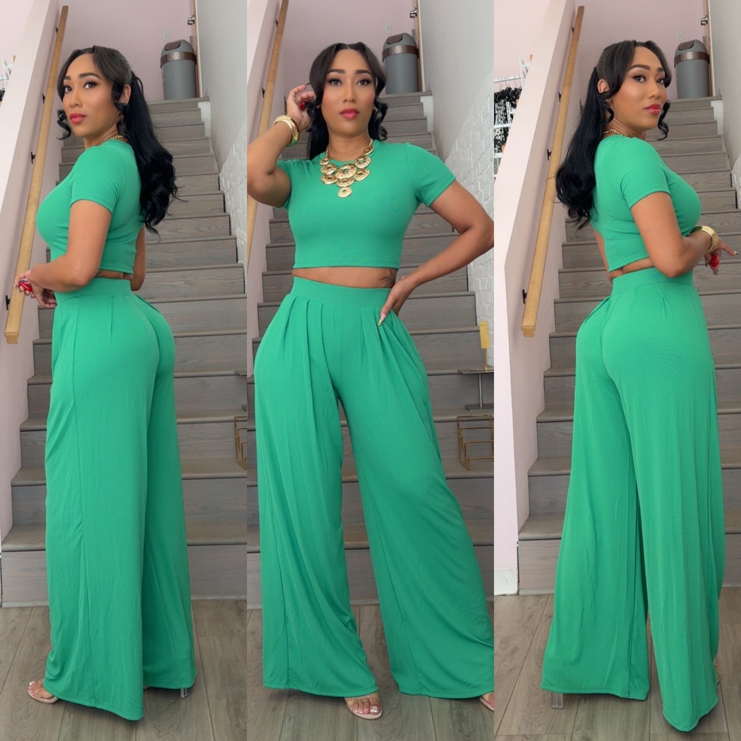 Palazzo pant set