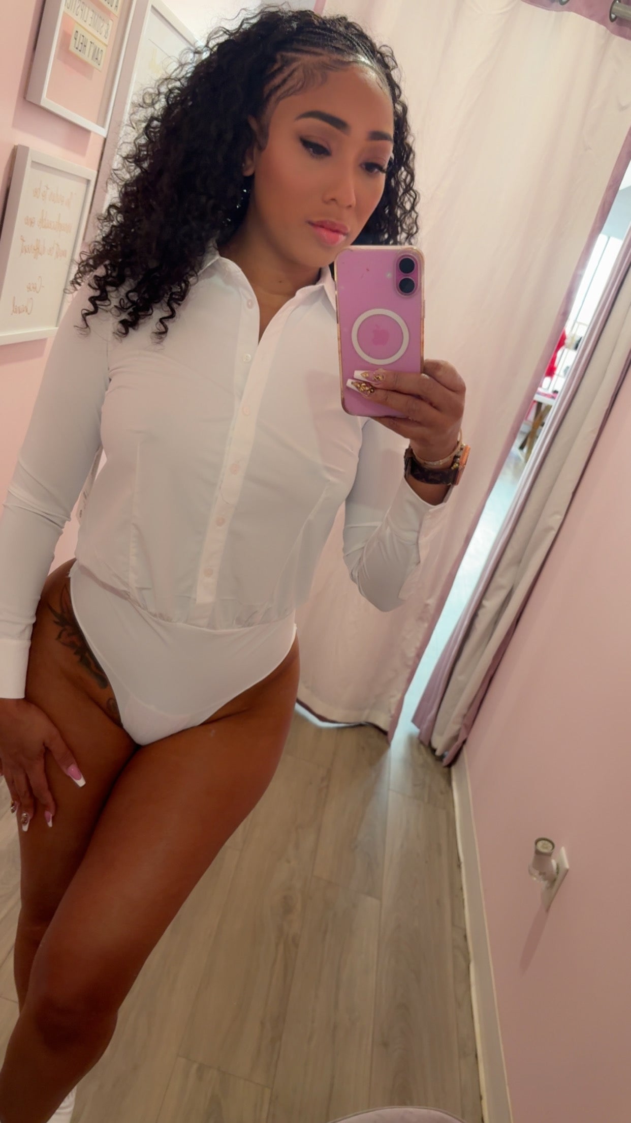 Alice Button Down Bodysuit