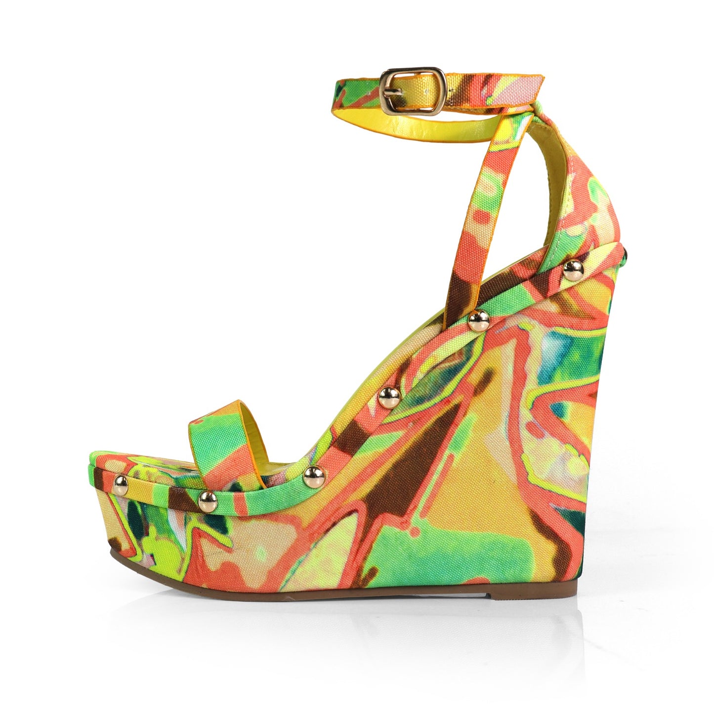 Rhona 75 Wedge Heels Multi