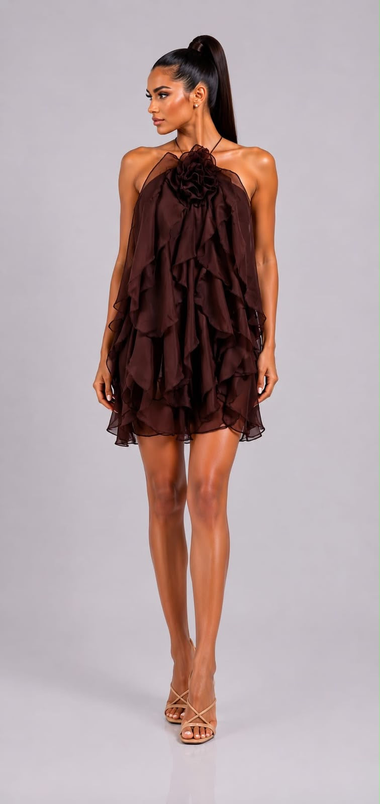 Chocolate Cosmos Dress