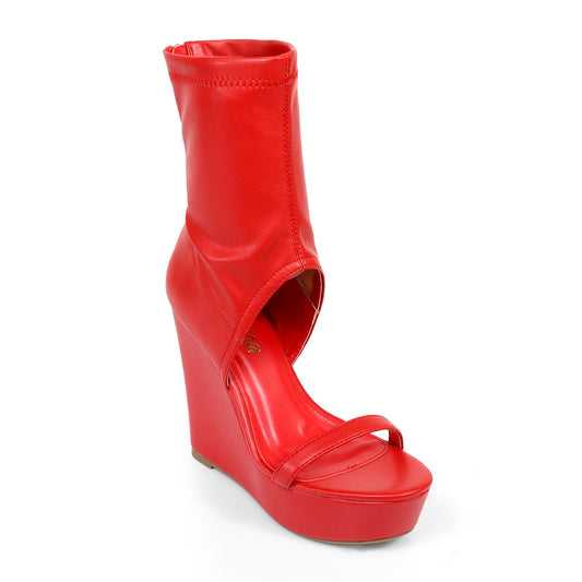 Rhona 54 Boots Red