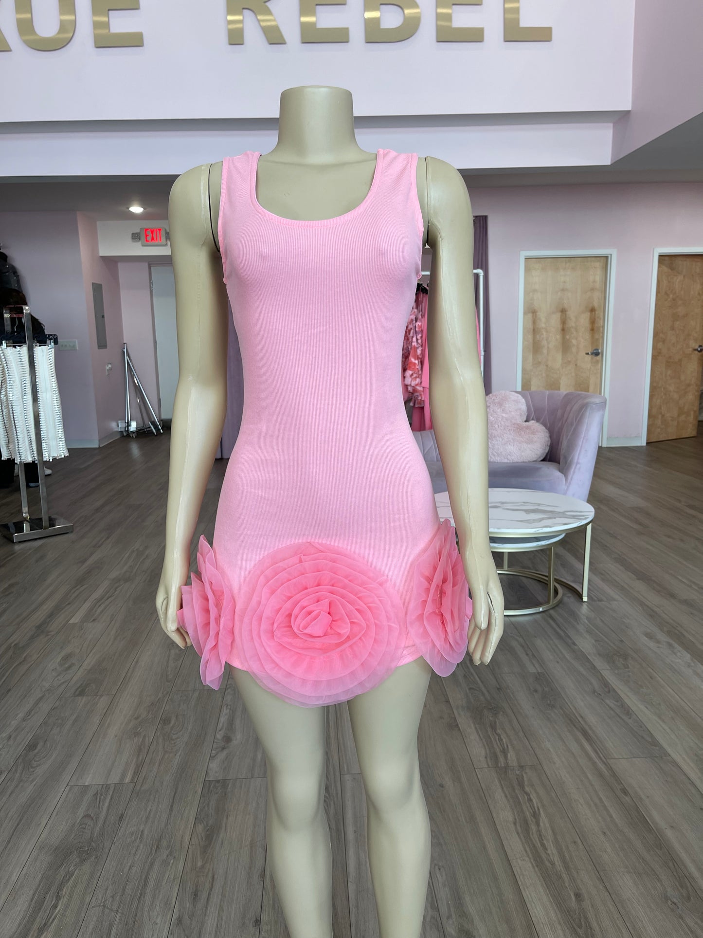 Pink Lilly Mini Dress
