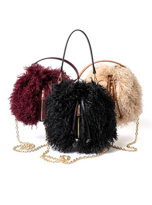 Fancy Fuzzy Handbag