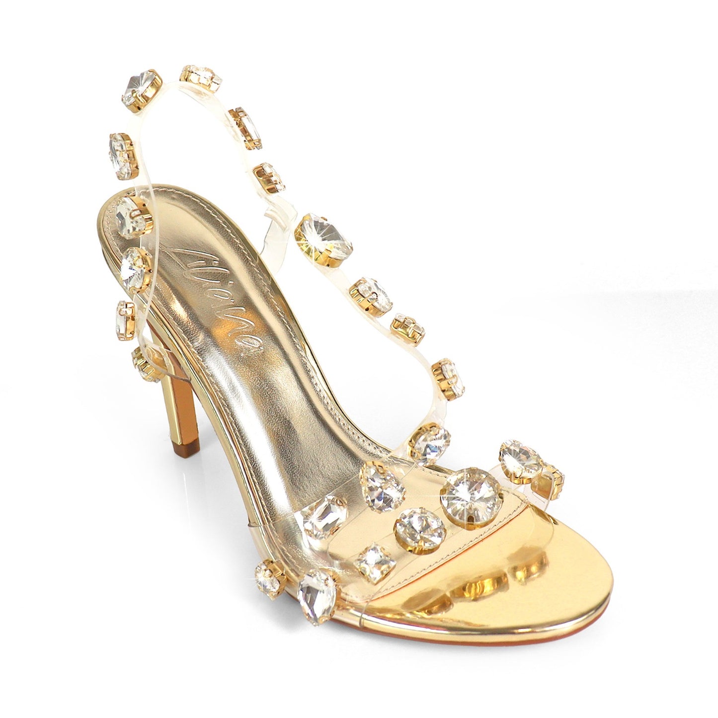 Nikia Heels Gold