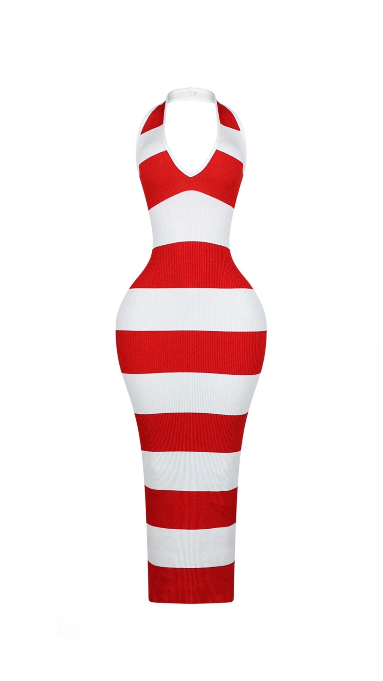 Stripes Maxi Dress