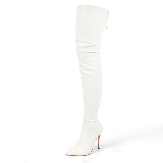 Gisele 50 Boots White