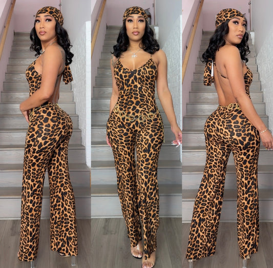 Leopard Jumper W headband