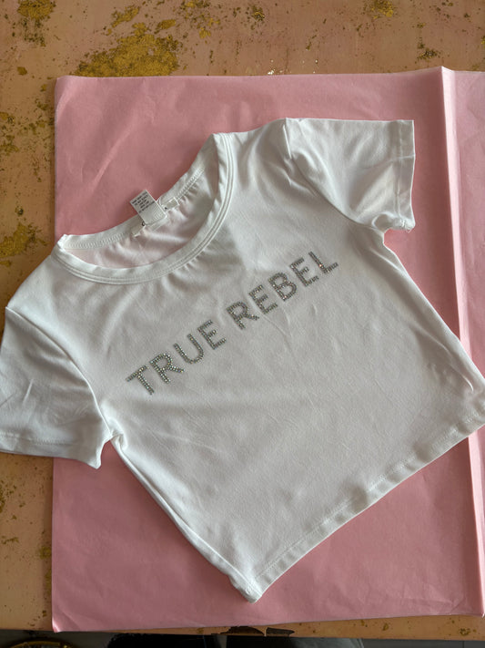 True Rebel cropped Tee