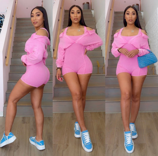 Teyana Ribbed Romper