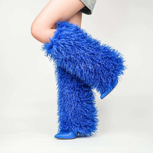 Demure-01 Boot Blue