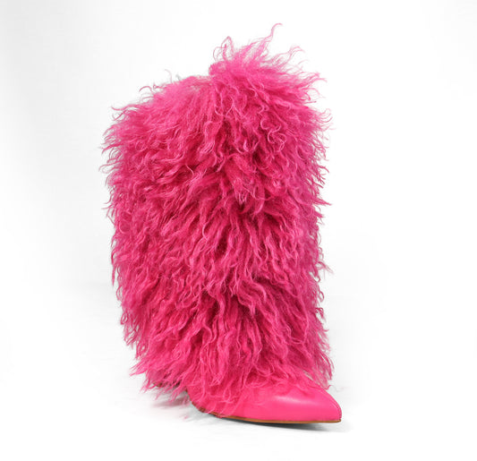 Fancy-3 Boot Pink