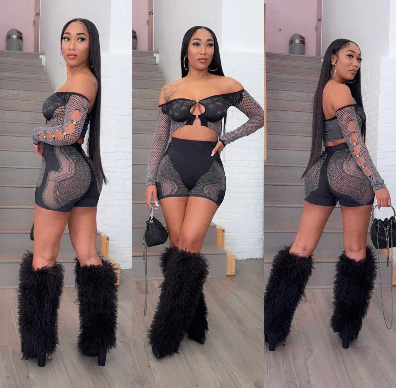 Diamond Shorts set