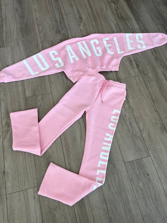 Los Angeles Stacked Jogging Suit