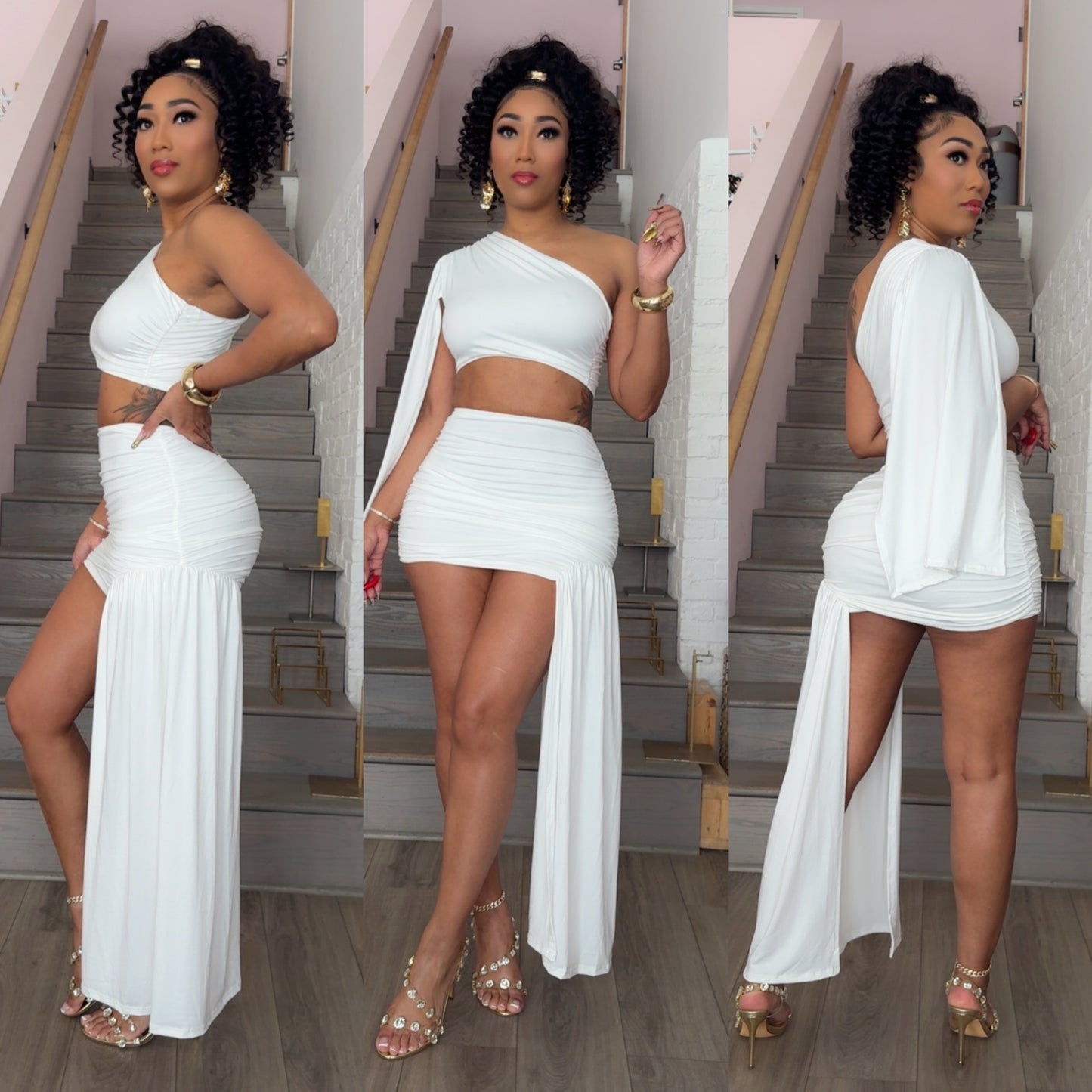 Bossy 2pc Skirt set