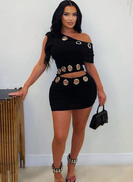Ring Cutout Dress