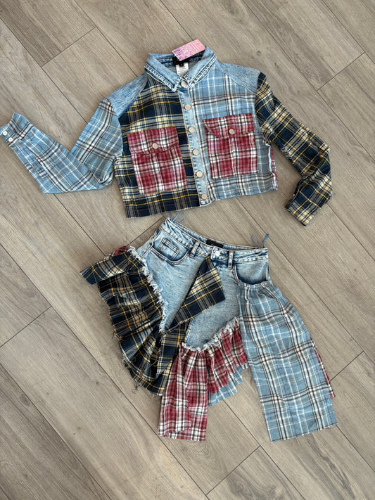 Lumberjack Skirt Set