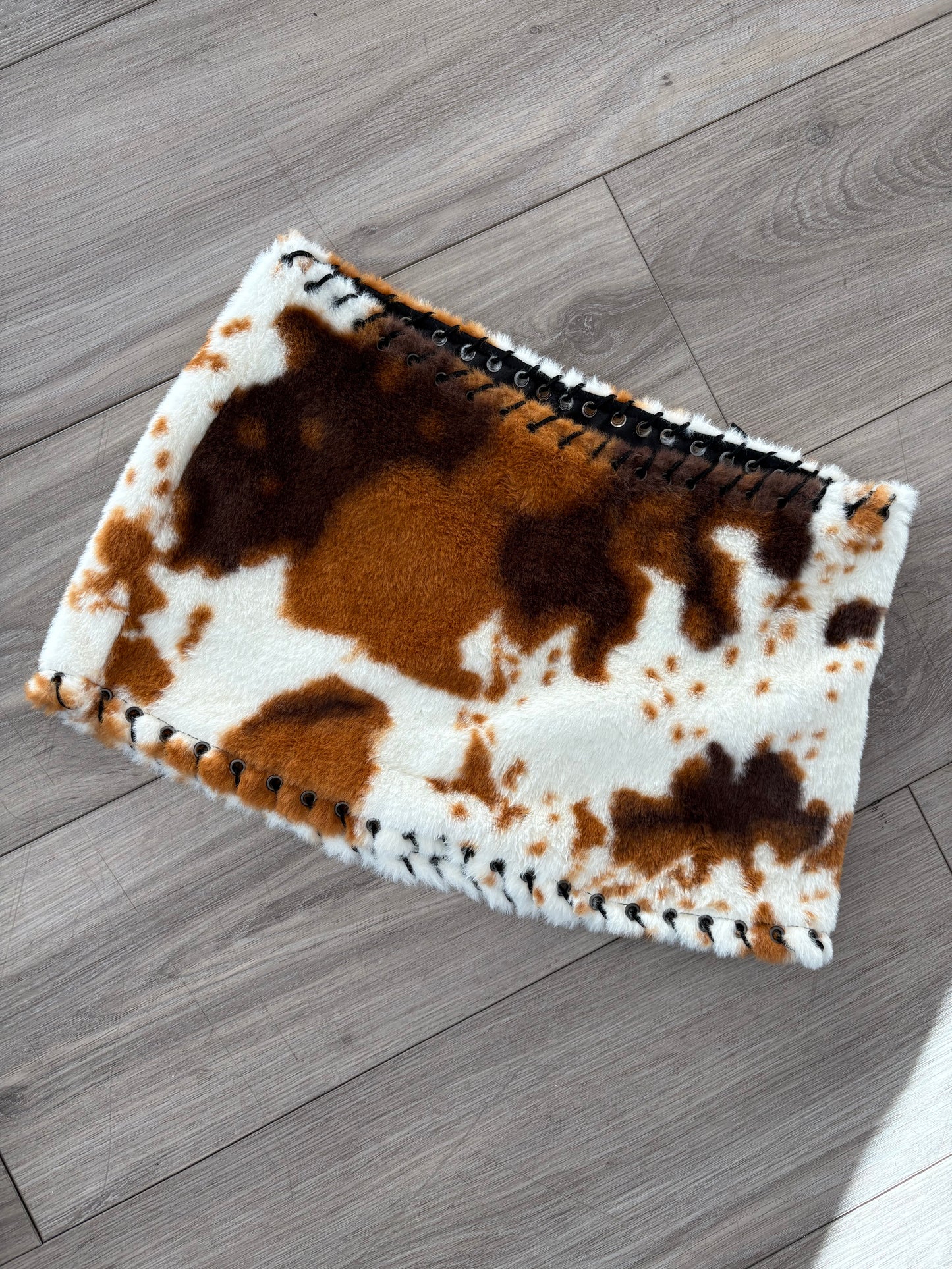 Cow Hide Skirt