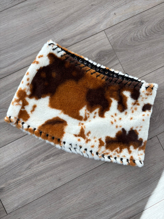 Cow Hide Skirt