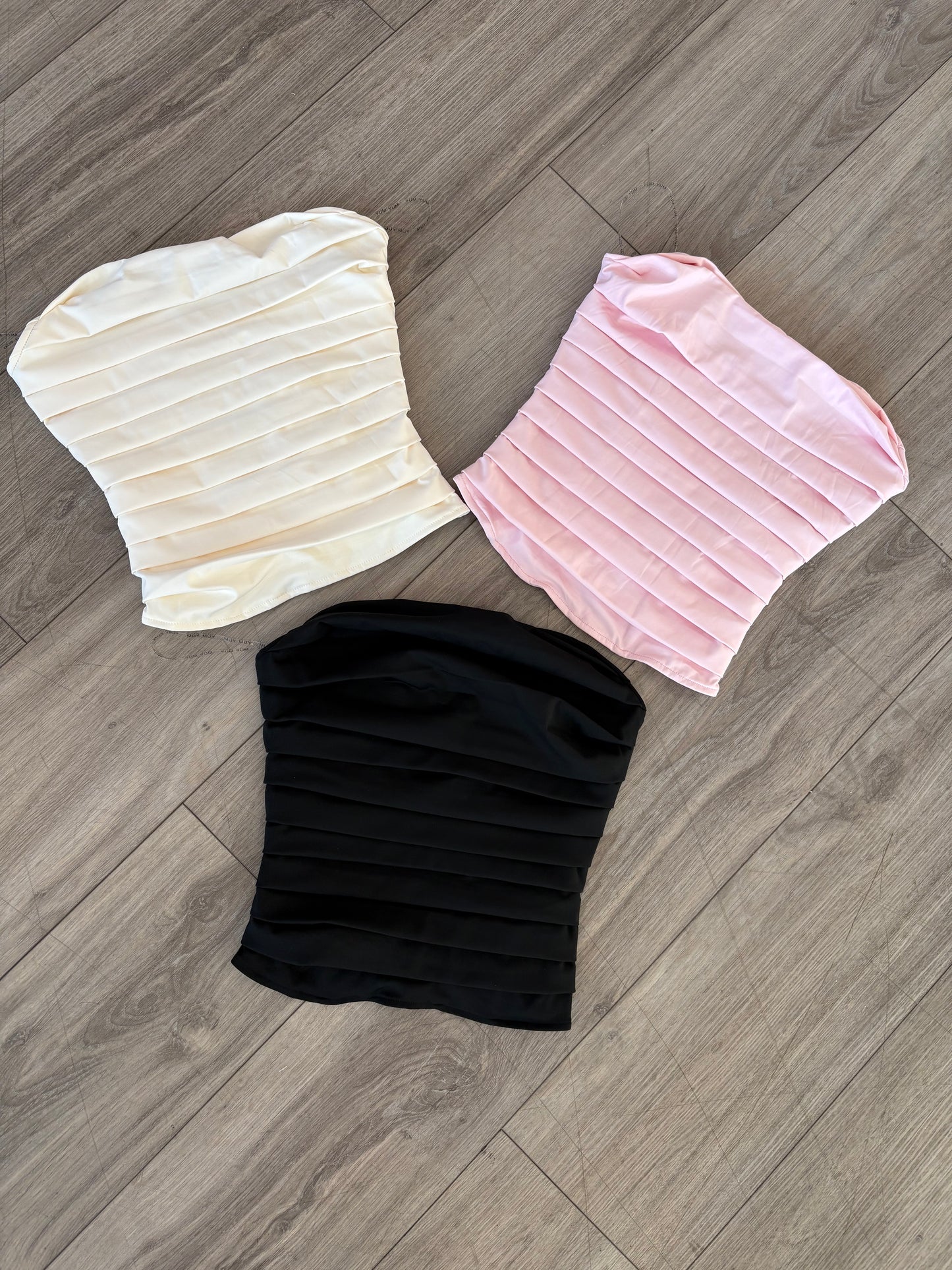 Pleated Tube top