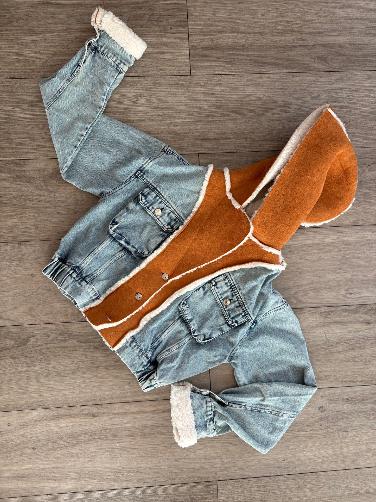 Camel N Denim Jacket