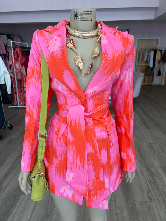 Belted Blazer